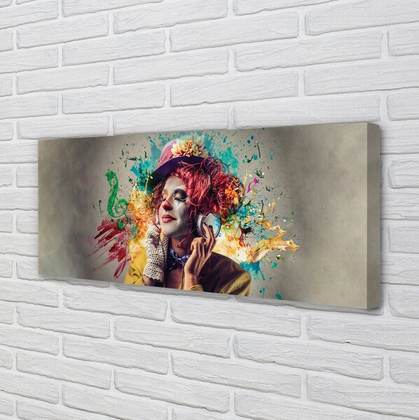 Zdjęcie na płótnie Artystyczny Portret Muzyczny