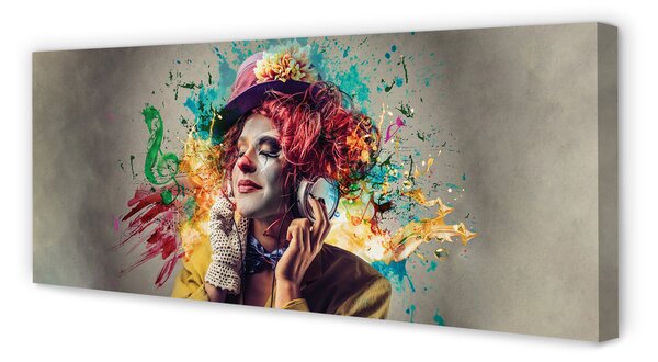 Zdjęcie na płótnie Artystyczny Portret Muzyczny
