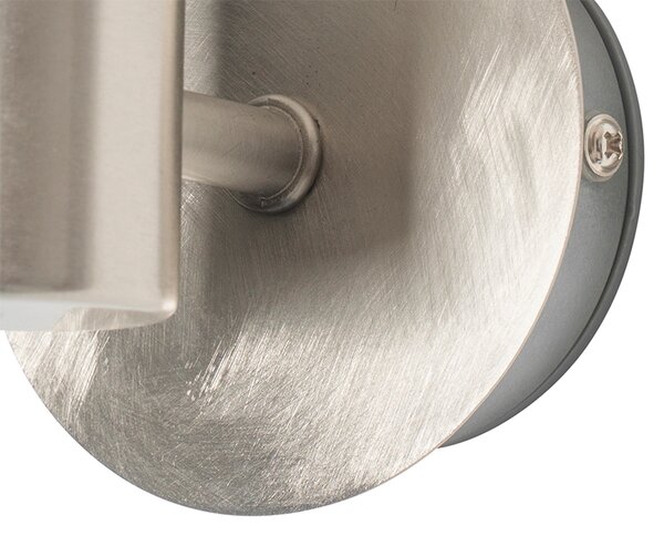 Nowoczesna lampa ścienna stalowa IP44 - Cederic Up