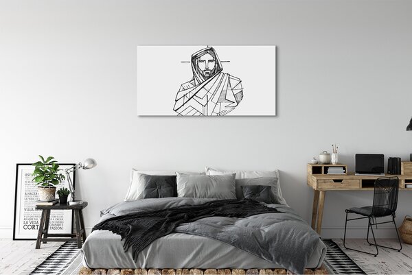 Zdjęcie na płótnie Rysunek Jezusa