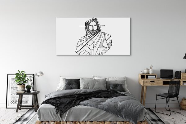 Zdjęcie na płótnie Rysunek Jezusa