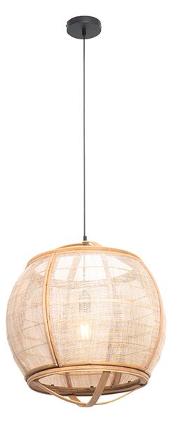 Inteligentna lampa wisząca brązowa 50 cm z Wifi G95 - Pascal