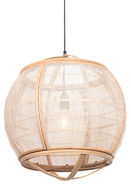 Orientalna lampa wisząca brązowa 50 cm - Pascal Oswietlenie wewnetrzne