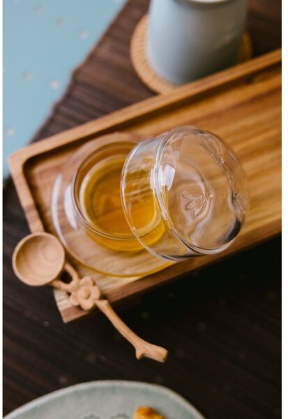 Szklana maselniczka Abeille – La Rochére