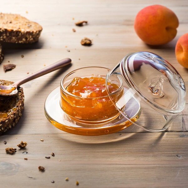 Szklana maselniczka Abeille – La Rochére