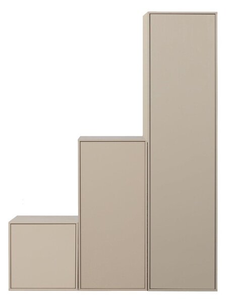 Kremowa szafa modułowa z litego drewna sosnowego 150x200 cm Daily – vtwonen