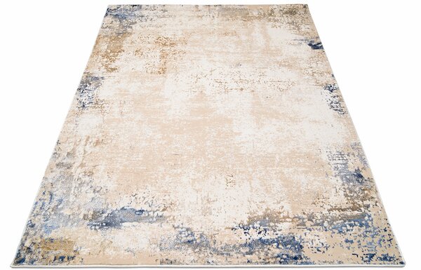 Kremowy prostokątny dywan w nowoczesny wzór - Himi 4X