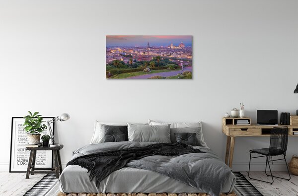 Zdjęcie na płótnie Panorama nad Włoską Rzeką