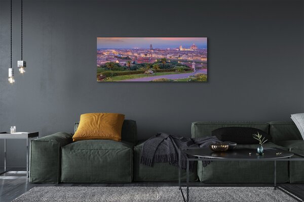 Zdjęcie na płótnie Panorama nad Włoską Rzeką