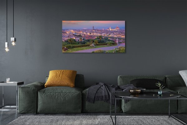 Zdjęcie na płótnie Panorama nad Włoską Rzeką