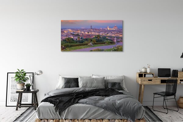 Zdjęcie na płótnie Panorama nad Włoską Rzeką