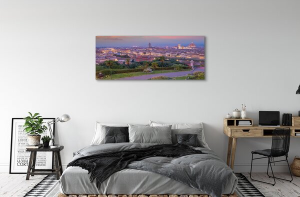 Zdjęcie na płótnie Panorama nad Włoską Rzeką
