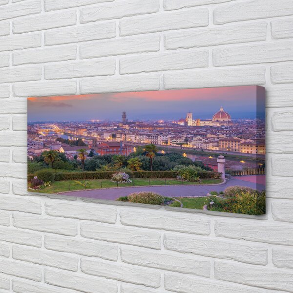 Zdjęcie na płótnie Panorama nad Włoską Rzeką
