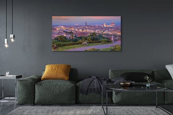 Zdjęcie na płótnie Panorama nad Włoską Rzeką