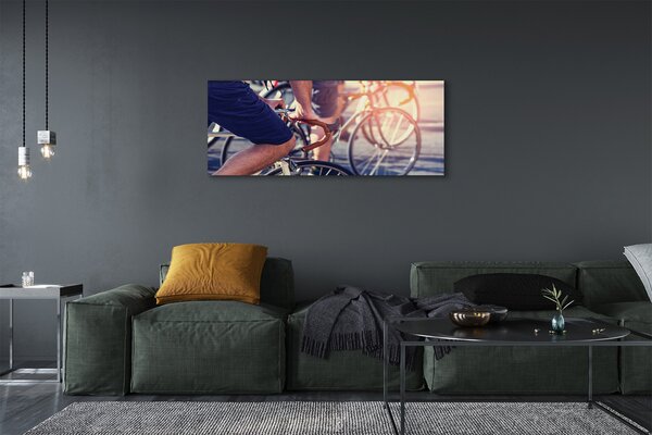 Obraz canvas na ścianę Wspólna Wyprawa Rowerowa