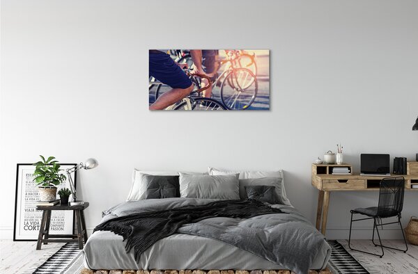 Obraz canvas na ścianę Wspólna Wyprawa Rowerowa