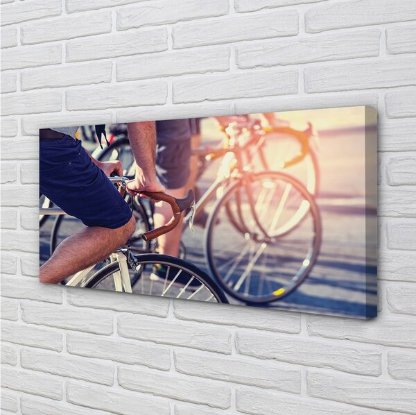 Obraz canvas na ścianę Wspólna Wyprawa Rowerowa