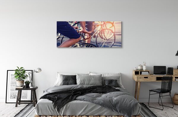 Obraz canvas na ścianę Wspólna Wyprawa Rowerowa