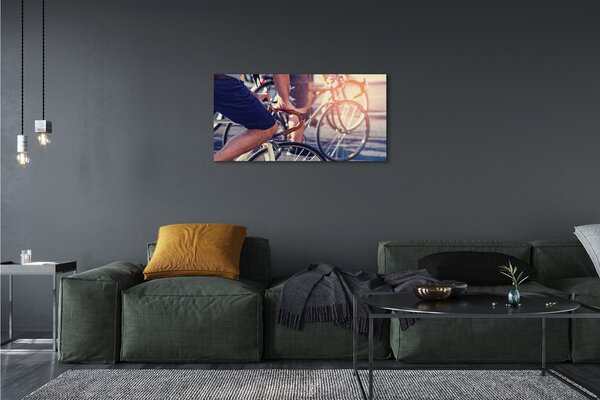 Obraz canvas na ścianę Wspólna Wyprawa Rowerowa
