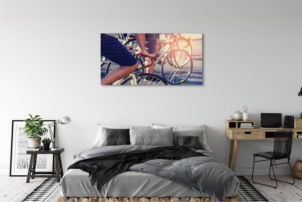 Obraz canvas na ścianę Wspólna Wyprawa Rowerowa
