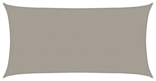 Żagiel przeciwsłoneczny, 160 g/m², jasnoszary, 4x7 m, hdpe