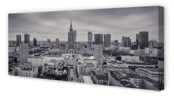 Duży obraz na płótnie Biznesowe Serce Warszawy