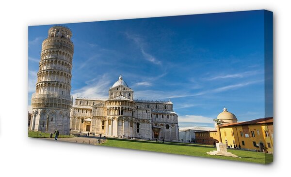 Obraz na płótnie Włochy Krzywa wieża katedra