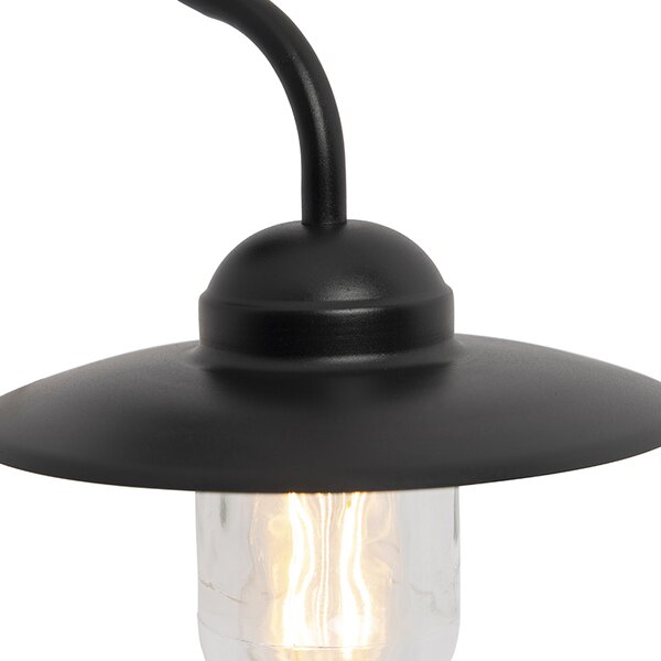 Inteligentna lampa ścienna zewnętrzna czarna IP44 w tym WiFi A60 - Munich
