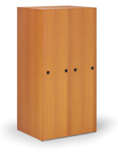 Szafa o dużej pojemności z wysuwanymi regałami, 989 × 846 × 2000 mm, czereśnia