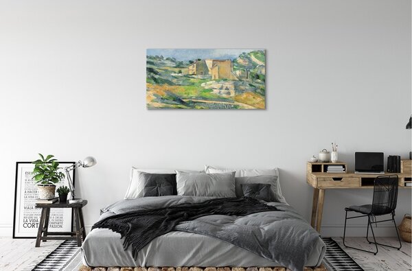 Fotoobraz na płótnie Domy w Prowansji - Paul Cézanne