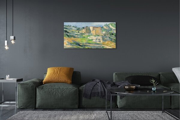 Fotoobraz na płótnie Domy w Prowansji - Paul Cézanne