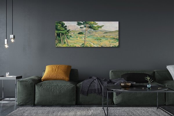 Duży obraz na płótnie Góra Św. Wiktorii i wiadukt w dolinie rzeki Arc - Paul Cézanne