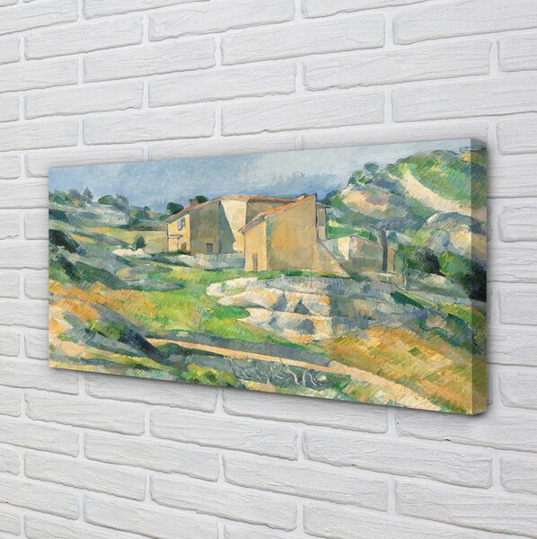 Fotoobraz na płótnie Domy w Prowansji - Paul Cézanne