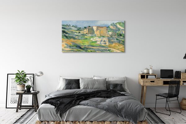 Fotoobraz na płótnie Domy w Prowansji - Paul Cézanne