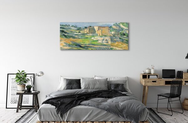Fotoobraz na płótnie Domy w Prowansji - Paul Cézanne