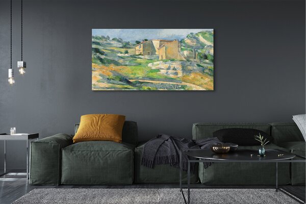 Fotoobraz na płótnie Domy w Prowansji - Paul Cézanne