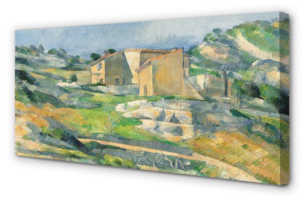 Fotoobraz na płótnie Domy w Prowansji - Paul Cézanne