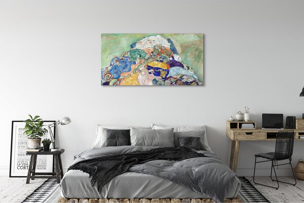 Zdjęcie na płótnie Dziecko (kołyska) - Gustav Klimt