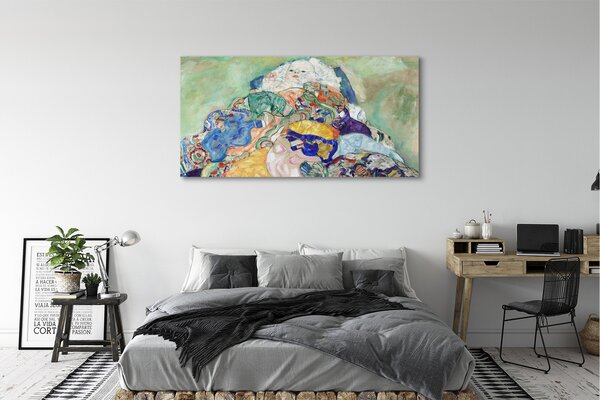 Zdjęcie na płótnie Dziecko (kołyska) - Gustav Klimt