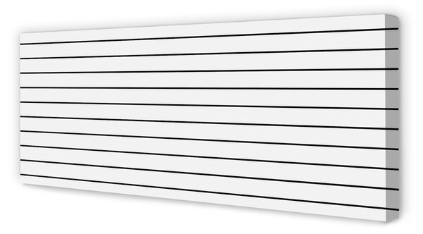 Obraz drukowany na płótnie Minimalistyczne Czarne Kreski