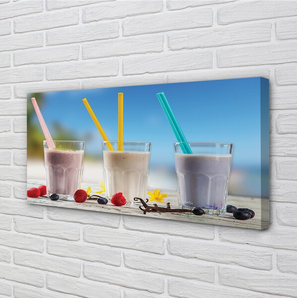Obraz canvas na ścianę Barwny Drink Z Lodem