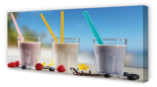 Obraz canvas na ścianę Barwny Drink Z Lodem