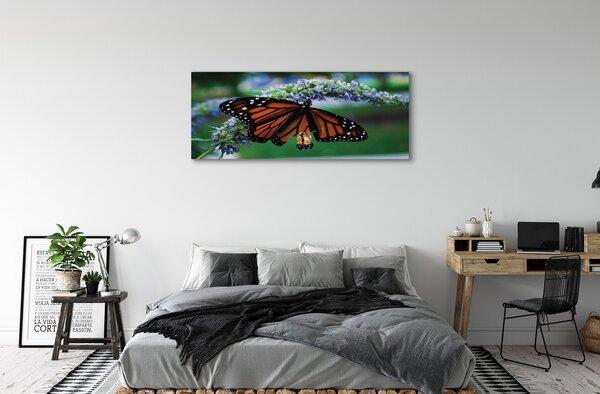 Obraz na płótnie Motyl na Kwiatuszku