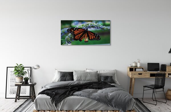 Obraz na płótnie Motyl na Kwiatuszku