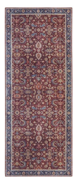 Bordowy chodnik Nouristan Vivana, 80x200 cm