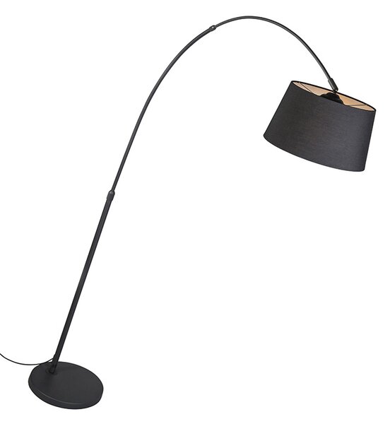 Luk Inteligentna nowoczesna lampa łukowa czarna w tym Wifi A60 - Arc Basic Oswietlenie wewnetrzne
