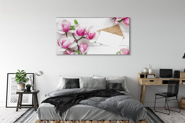 Zdjęcie na płótnie Magnolia na Deskach