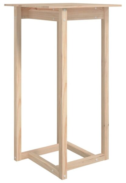 Stolik barowy, 60x60x110 cm, lite drewno sosnowe