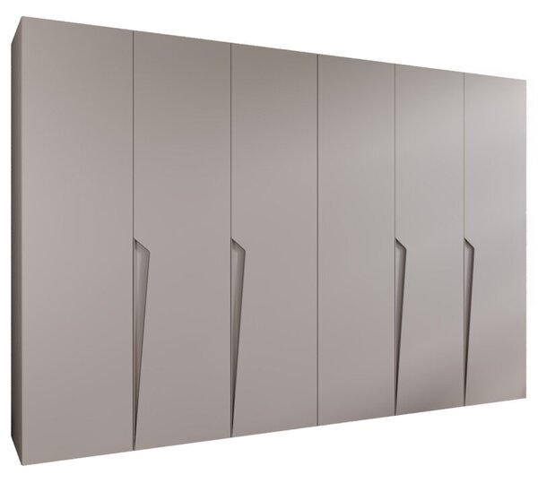 Szafa uchylna otwierana Piano 1 300 (2x150) wys. 202 cm kaszmir + u. kaszmir
