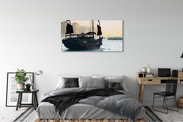Zdjęcie na płótnie Panorama Portowego Miasta